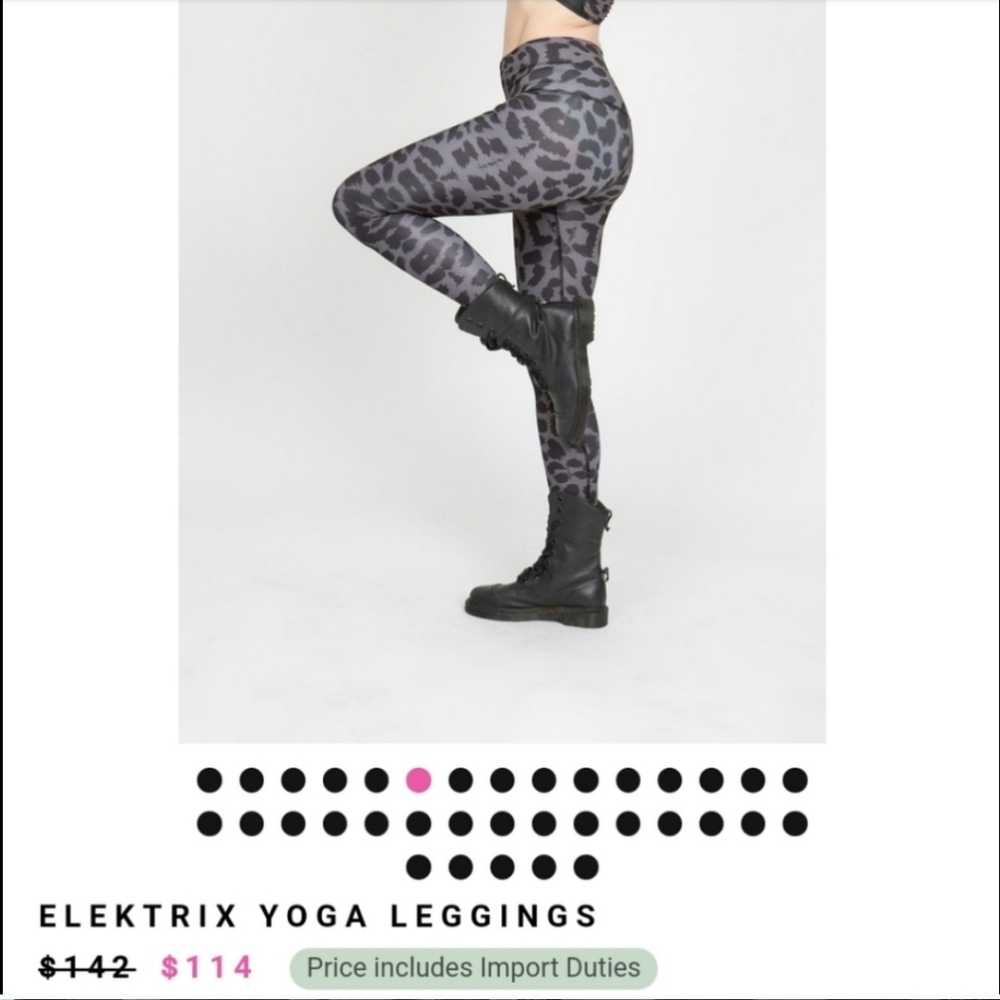 NWT Electrix Love Leggings Sz S